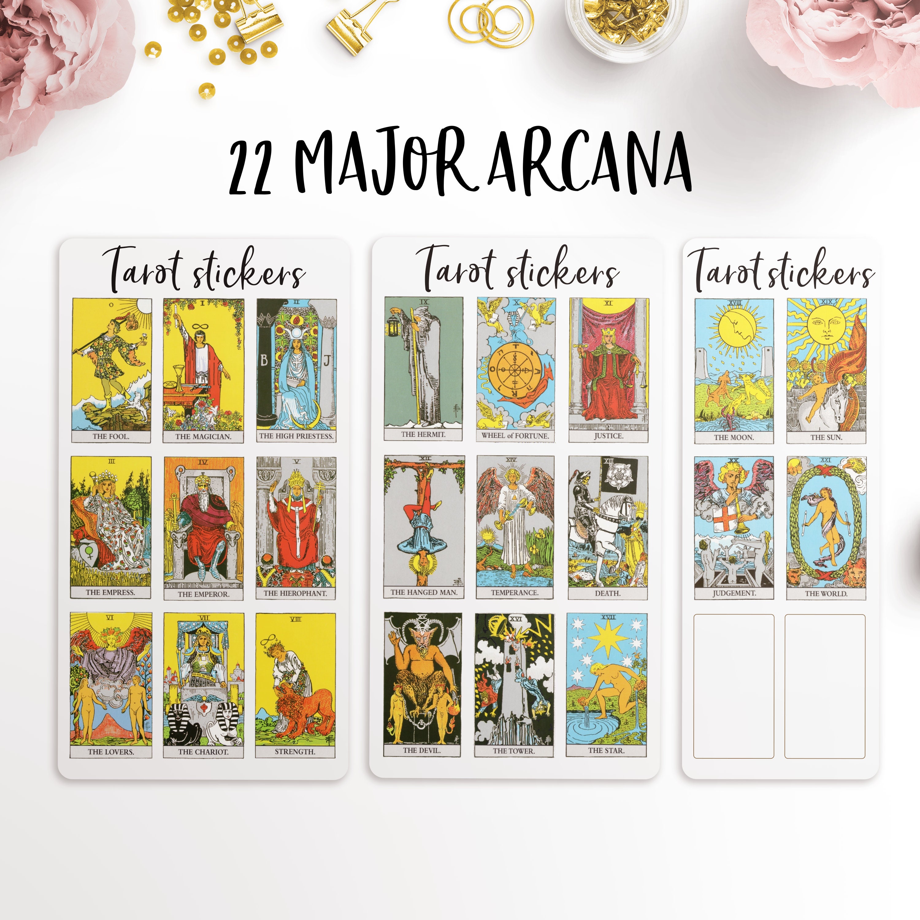 Tarot Planner Pages Graphic by Mine Eyes Design · Creative Fabrica