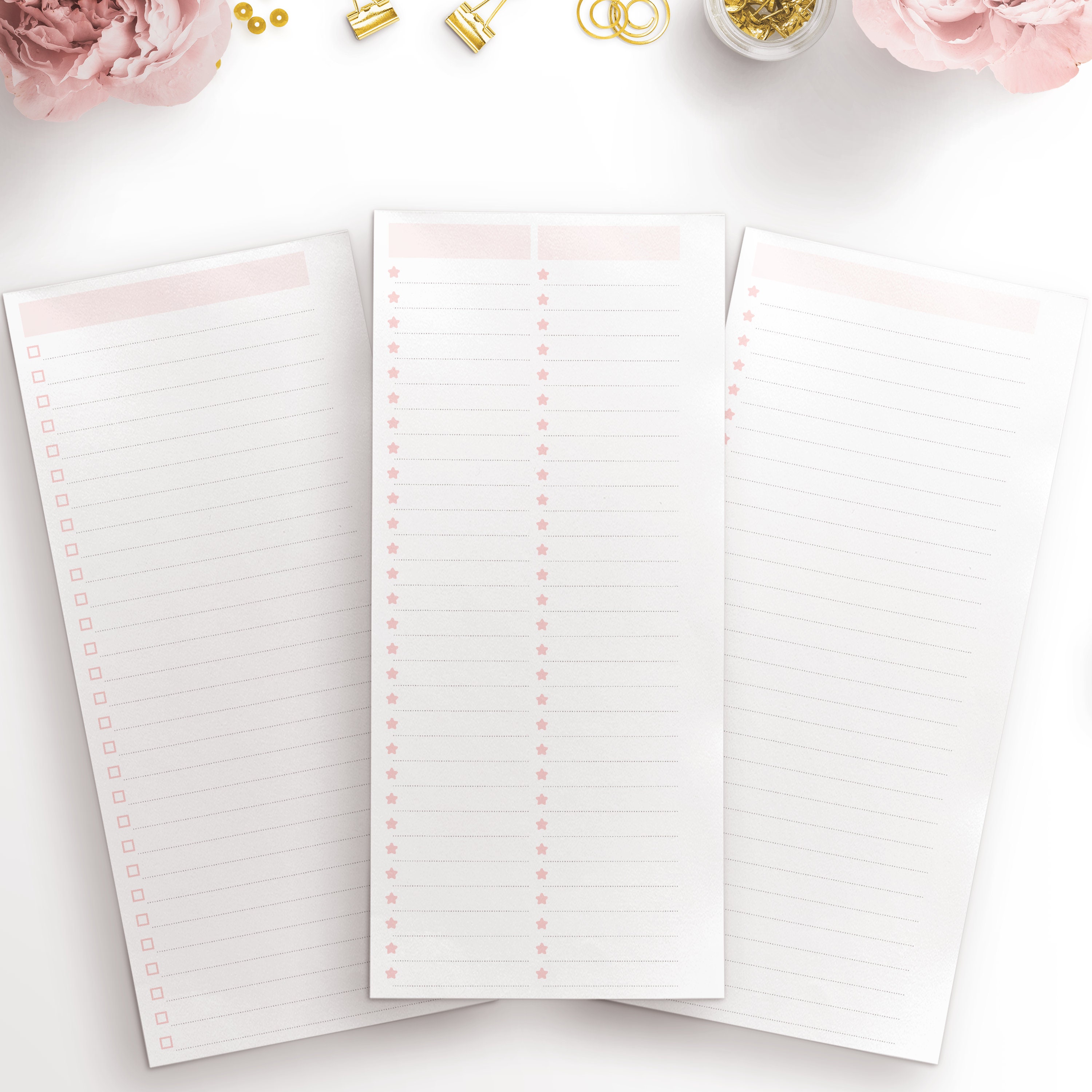 Planify Pro, Half Sheet Happy Planner Notes Full Bundle Inserts - Etsy