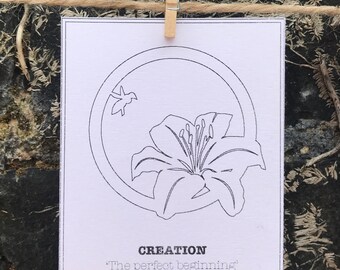 Jesse Tree Colouring In Ornaments - DIGITAL DOWNLOAD
