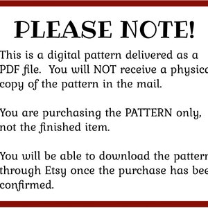 Santa Candy Cane Holder Plastic Canvas Pattern Christmas treat holder Instant PDF Download image 3