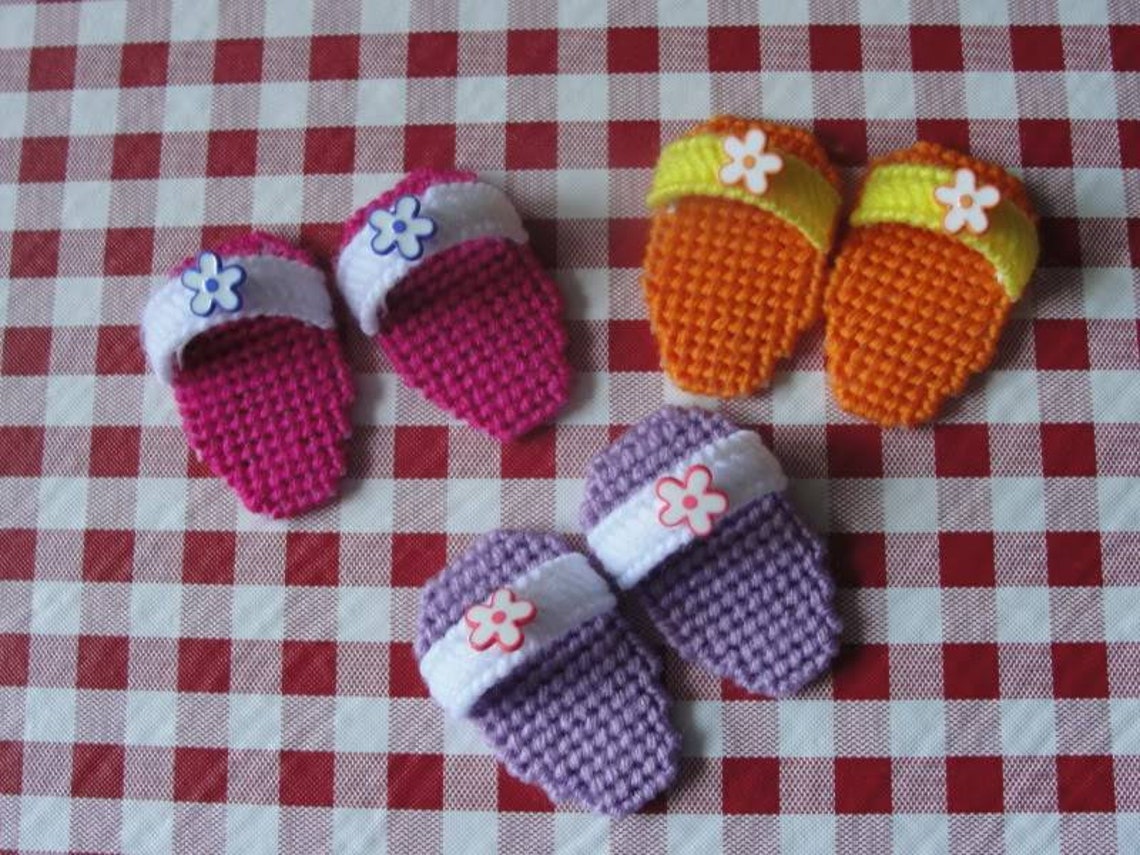 American Girl Doll Flipflops Plastic Canvas Pattern 18 Inch Etsy