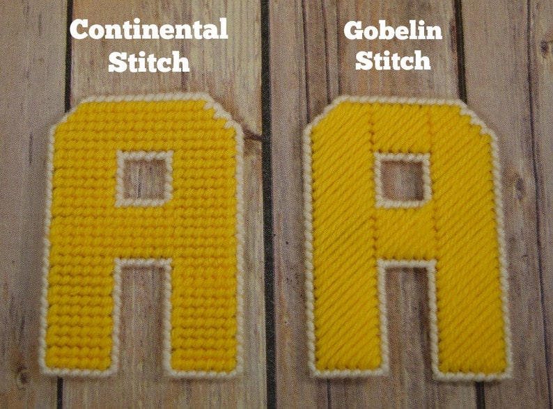 Plastic Canvas Alphabet Pattern 26 Plastic Canvas Letter Etsy