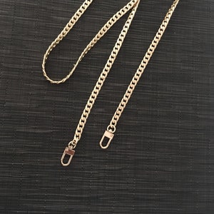 Bag chain, cell phone chain, bag handle, gold, silver, gun metal anthracite crossbody bag chain shoulder strap 100 cm 140 cm image 1