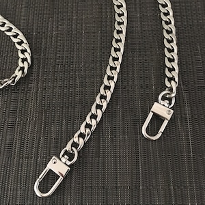 Bag chain, cell phone chain, bag handle, gold, silver, gun metal anthracite crossbody bag chain shoulder strap 100 cm 140 cm image 7