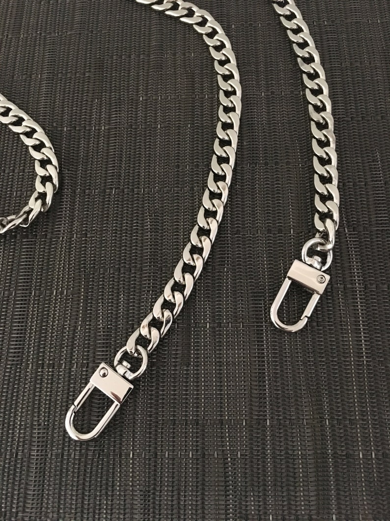 Bag chain, cell phone chain, bag handle, gold, silver, gun metal anthracite crossbody bag chain shoulder strap 100 cm 140 cm image 7