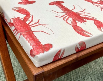 Outdoor & Indoor Hummer Lobster chair cushions, bench cushions, seat cushions made to measure in the kitchen or garden/terrace