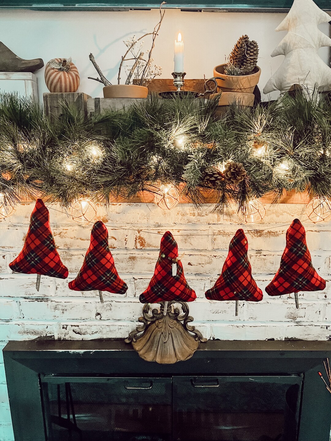 Kerstboom slinger Kerst slinger Kerst decor Etsy Nederland