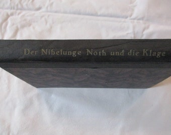 Der Nibelungen Noth und die Klage, 1878, Buch, Lachmann, Brüder Grimm, 5. Ausgabe, selten, rar, Antiquariat, antik