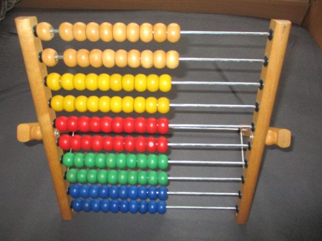 large abacus, vintage, counting, wood, learning, educational toy, vintage,