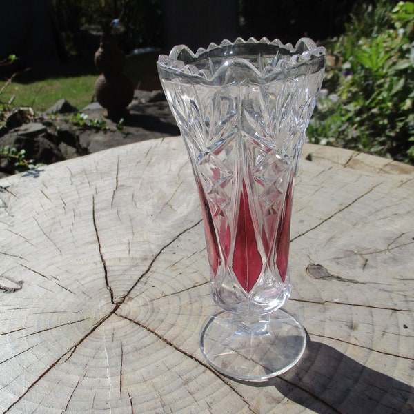 German Lead Crystal Vases Etsy