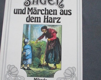 Legends and fairy tales from the Harz, book, stories, Mikado, antiquarian, vintage