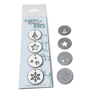 Stanzschablone Symbolisch gemeint Weihnachten kk-D128 - Cutting Dies Stanzen Scrapbooking Karten-Kunst Icons Anhänger