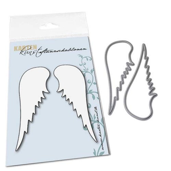 Stanzschablone Angel Wings kk-D069 - Cutting Dies Stanzen Scrapbooking Karten-Kunst Engel Engelsflügel Flügel Schutzengel