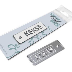 Stanzschablone Stencil Tag Kekse kk-D127 - Cutting Dies Stanzen Scrapbooking Karten-Kunst Anhänger
