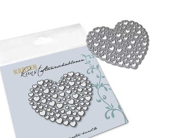 Cutting stencil Heart of Hearts kk-D047 - Cutting Dies Punching Scrapbooking Card Art Wedding & Love