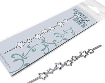 Star Garland die kk-D126 - Cutting Dies, Scrapbooking, Card Making, Star Garland Border