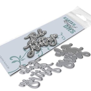 Modelo de corte %OFF elegante roteiro boas festas kk-D098 - corte dados perfuração scrapbooking cartão arte natal provérbios alemão