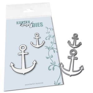 Matrices de découpe Ancres / Anker kk-D087 - Matrices de découpe Perforation Scrapbooking Art de la carte Maritime