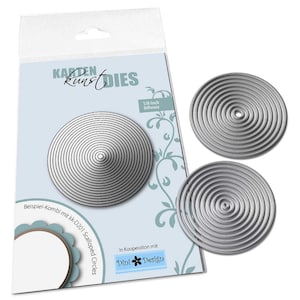 Stanzschablone - 1/8 Inch Circles kk-D202 - Cutting Dies Stanzen Scrapbooking Karten-Kunst Grundformen Kreise