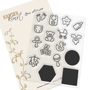 Sellos transparentes - Mini marcos Bebé KK-0213 - Tarjetas, scrapbooking, iconos, símbolos, motivos, sellos, bebé y nacimiento