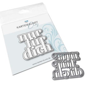 Pochoir de découpe - This only rocks for you kk-D206 - Matrices de découpe Poinçonnage Scrapbooking Carte Art Textes allemands Mots et dictons