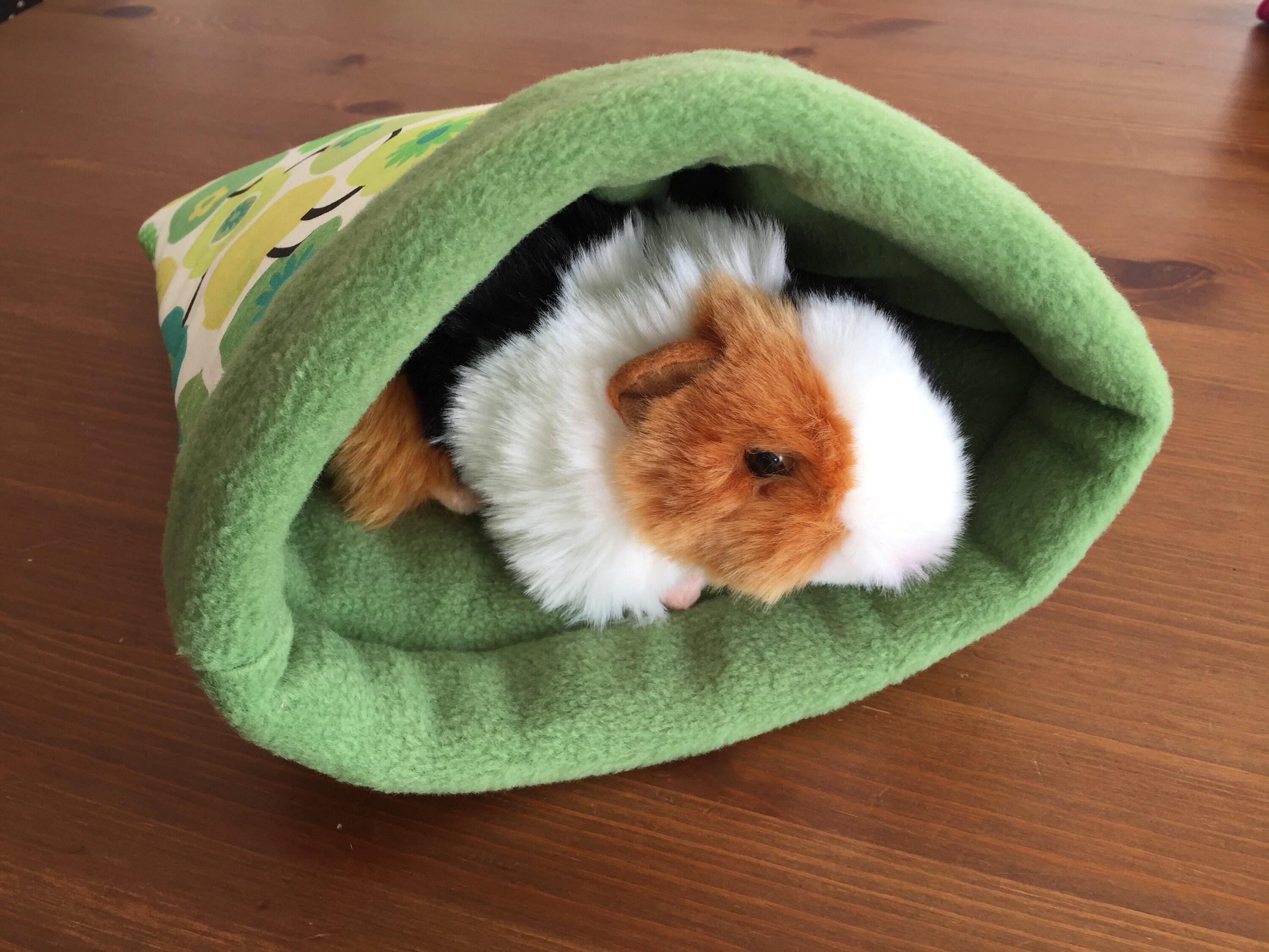 Kuschelsack / Sleeping Bag / Kuschelhöhle Guinea Pig Green Etsy UK