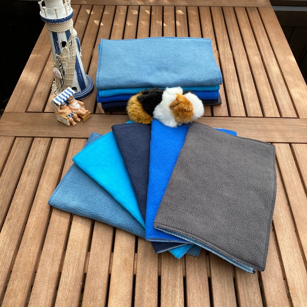 DiBi's PipiPad*  urindichte formstabile 10 PipiPads-Set "Meer" (Gr. S) ca 43 x 34 cm Fleecehaltung Meerschweine Nager Welpe Igel Katzen