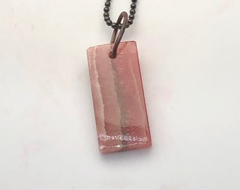 rhodochrosite necklace