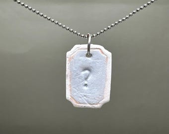 pale blue ? pendant