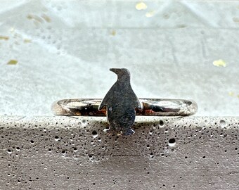 teeny penguin ring