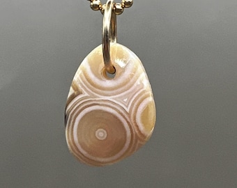 crazy lace agate pendant