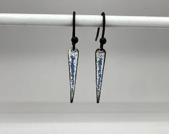 periwinkle spike earrings