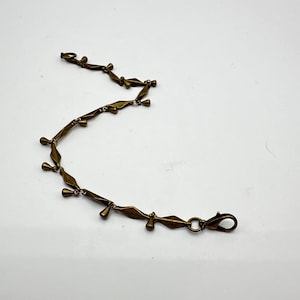 brass chain bracelet