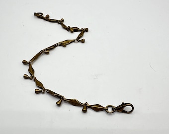 brass chain bracelet