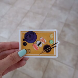 Sushi Sticker, Japanese Stikers, waterproof , laptop sticker