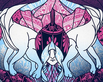 Mother of the Wild - Surreal Patterns Limited Edition Hand-Pulled Serigraph Silkscreen Screen Print