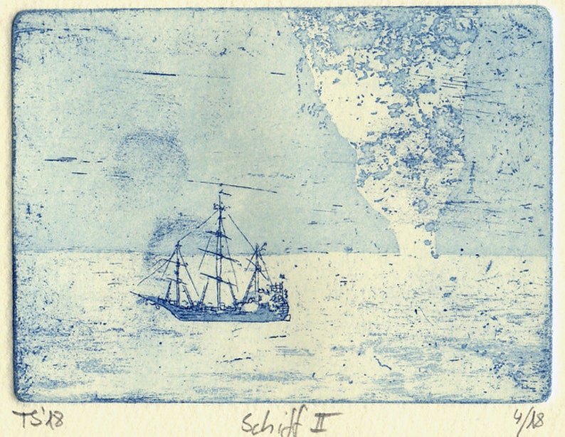 Etching T.S.'18 Ship II image 2