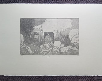 Etching T.S.'17 "Military Practice"