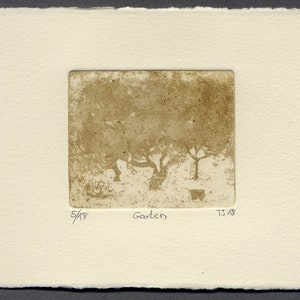 Etching T.S.&#39;18 &quot;Garden&quot;