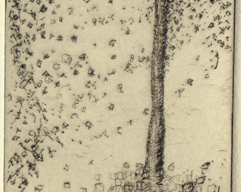 Etching T.S.'23 "Tree III"