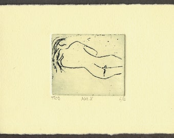 Etching T.S.'09 "Nude V"