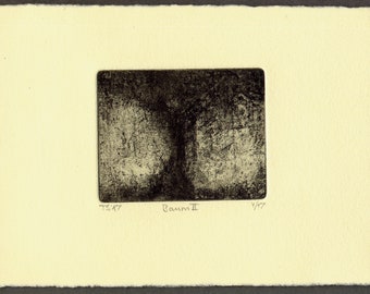 Etching T.S.'17 "Tree II"