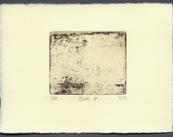 Etching T.S.'19 "Boat IV"