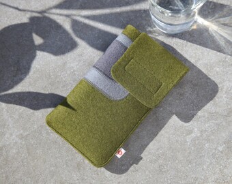 Smartphone bag "Hunter Green-Gray-Dark Gray"