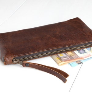 Leder Geldbeutel "Cowboyleder"