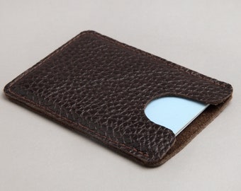 Leather Card Case "Brown"