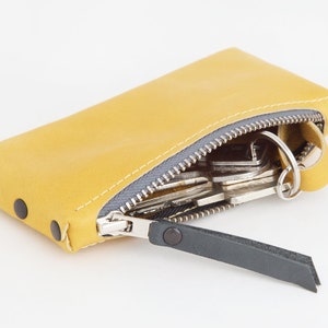 Reed Schlüsselmäppchen für Autoschlüssel mit Kartenfach Schlüsseletui Leder
