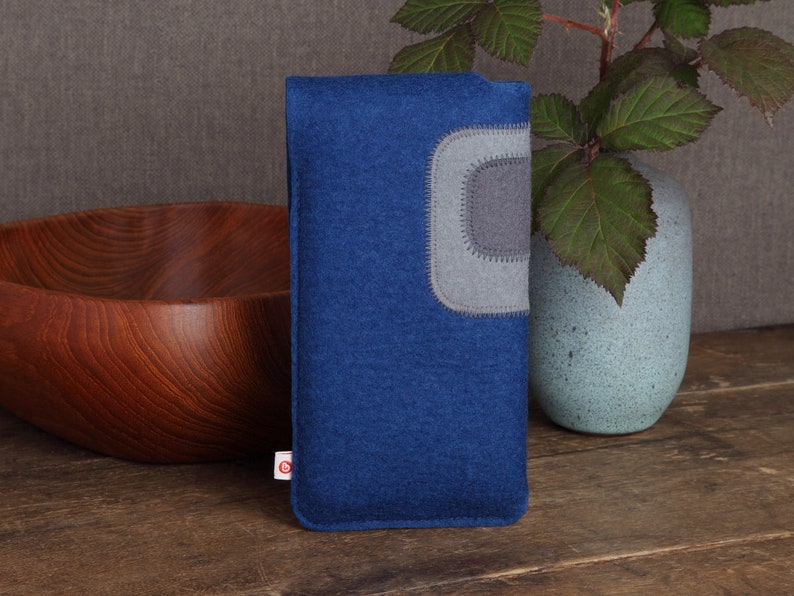 Smartphone bag Indigo blue-gray-dark gray image 3