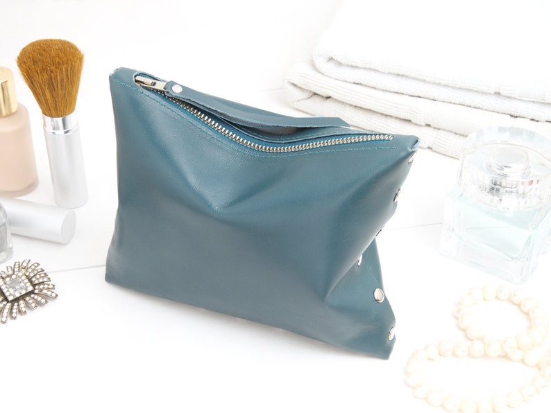 Cosmetic bag Petrol blue image 1