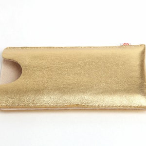 Leather Smartphone Case Gold image 5